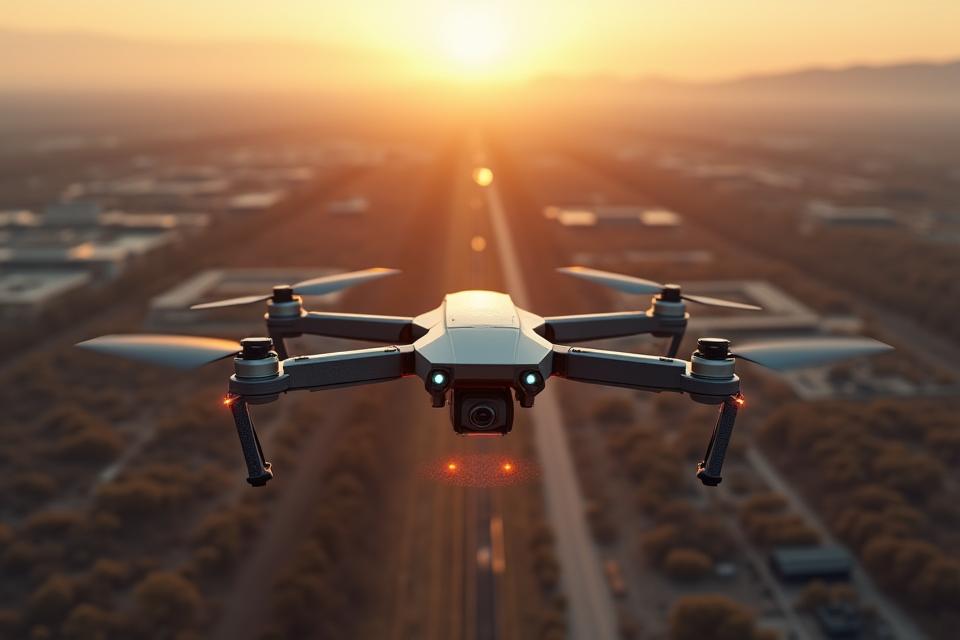 Vigilancia perimetral con drones